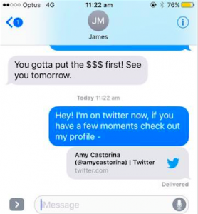 Twitter Real Estate Text